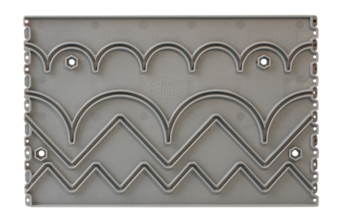 plastic pattern pantograph template front
