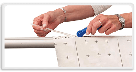 Hand Quilting Frame with fabri fast rails