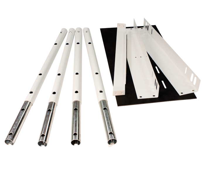 Fabri-fast rails in use