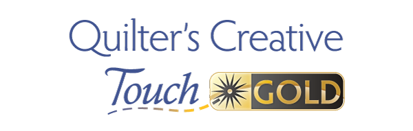 quilters creative touch gold logo