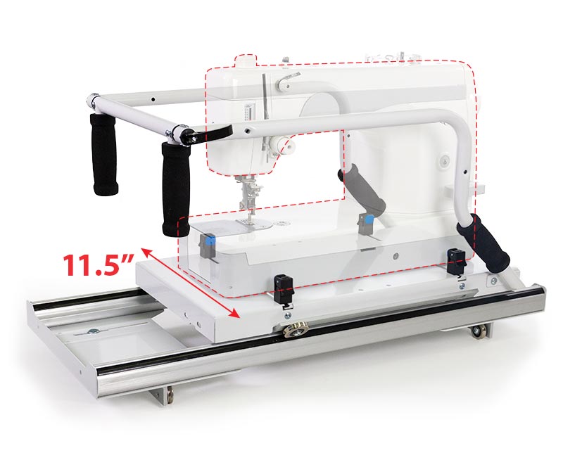 maximum machine size for frame carriage
