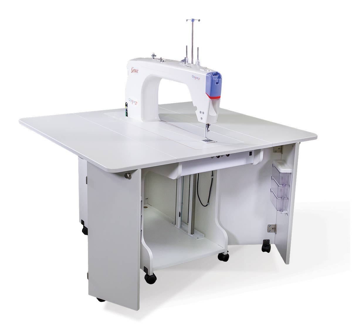 Qnique 21 longarm Sit-Down quilting machine