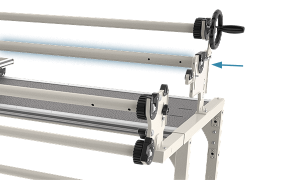 continuum quilting frame idler rail