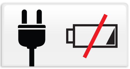 Plugs in. Sharpener doesn't use batteries