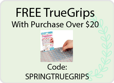 FREE TrueGrips with Purchase Over $20 with code SpringTrueGrips