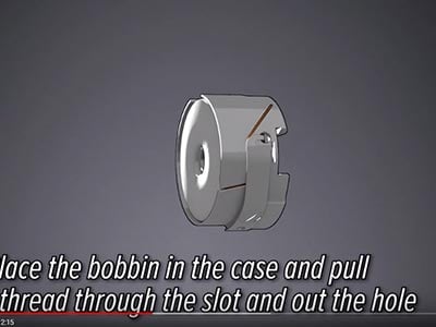 Changing the Bobbin on Q'nique 19