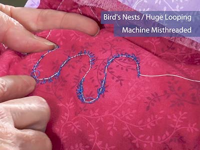 Tension 4 - eyelashes or looping