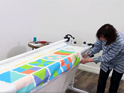Loading Fabric on the Continuum Frame