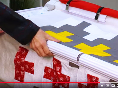 Attaching fabric to the Q-Zone Hoop-Frame