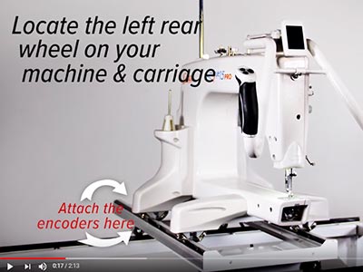 Install Encoders with Single-Wheel Tracks