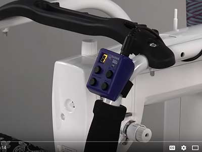 Installing SureStitch on dual-tack quilting frame